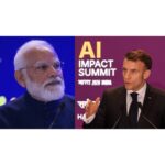 At AI Impact Summit, Macron urges India to join efforts to ban social media for under-15