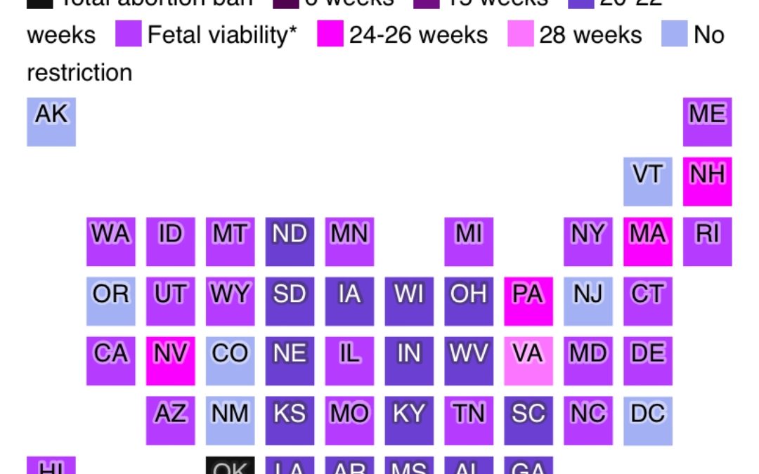 What Abortion looks like in every state in the US – Right Now