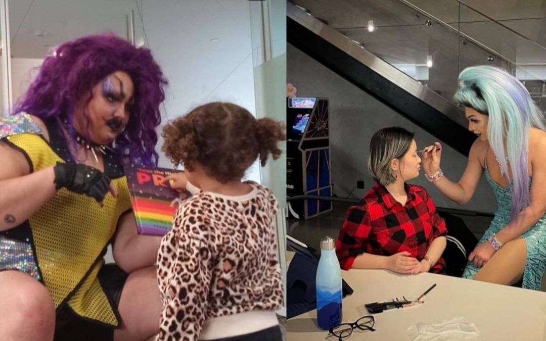 Publicly-Funded “Drag Queen Story Hour”- “Performers” Teach Children “How to Put on Drag Makeup”