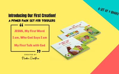 New Resource – A set of 3 books for toddlers by Little Conquerors to spark their Jesus journey